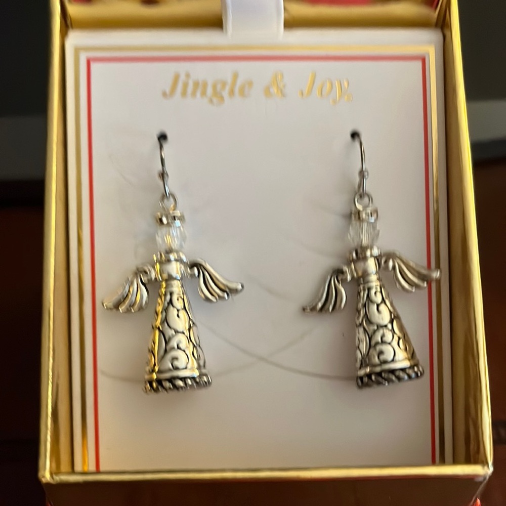 Beautiful Jingle & Joy angel earrings.  Never worn in the original box.
